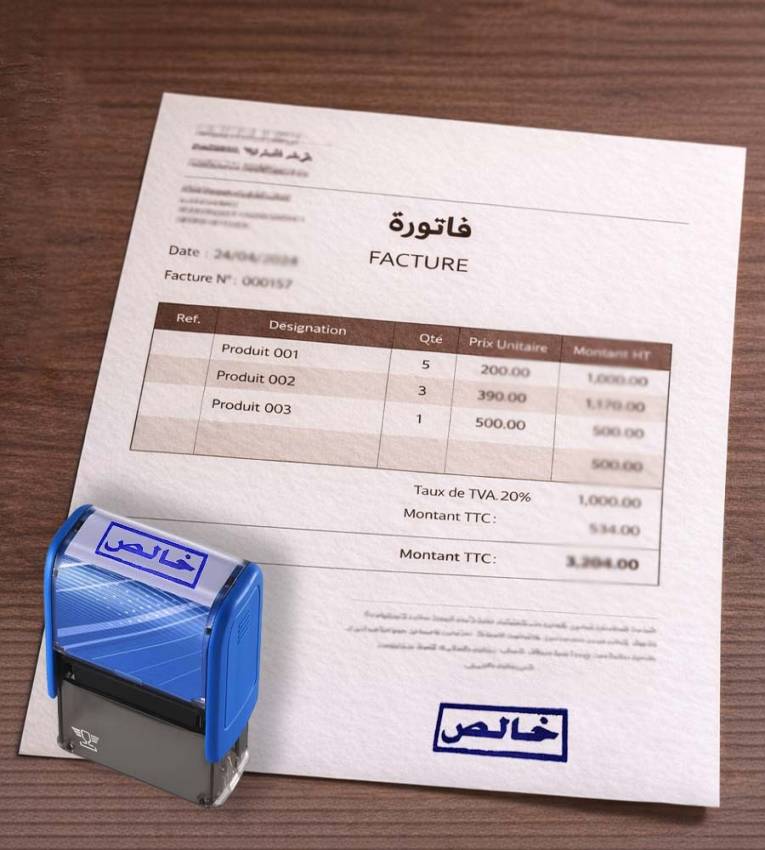 Tampon prêt – خالص